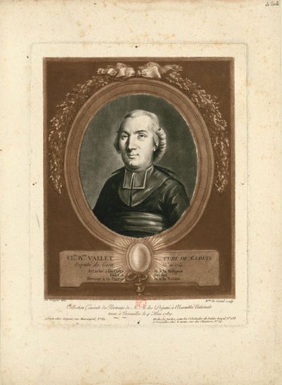 クロード＝ベンジャミン・ヴァレットの肖像 1754～1826 年、1789 年。 作： Marie Louise Suzanne Champion de Cernel