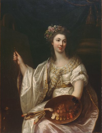 フランス語：Allégorie de la peinture 絵画のアレゴリー 作： Marie-Victoire Lemoine