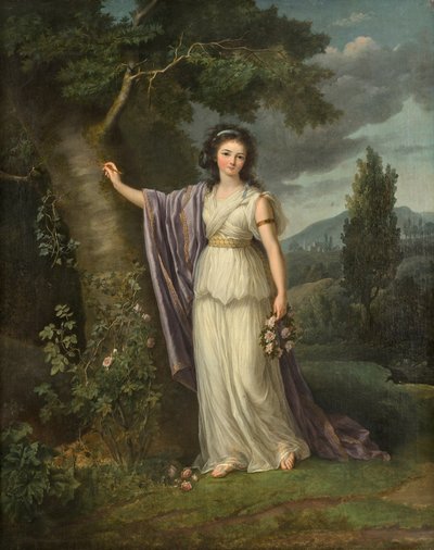 ジェンリス嬢の肖像 作： Marie-Victoire Lemoine