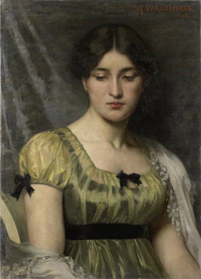 女性の肖像 作： Marie Wandscheer