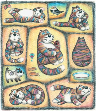猫の日 作： Marina Leskova