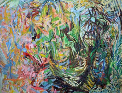 生き生きとした熱帯の植物 作： 