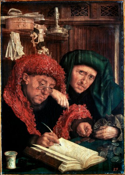 1490年から1567年までの徴税人。 作： Marinus van Reymerswaele
