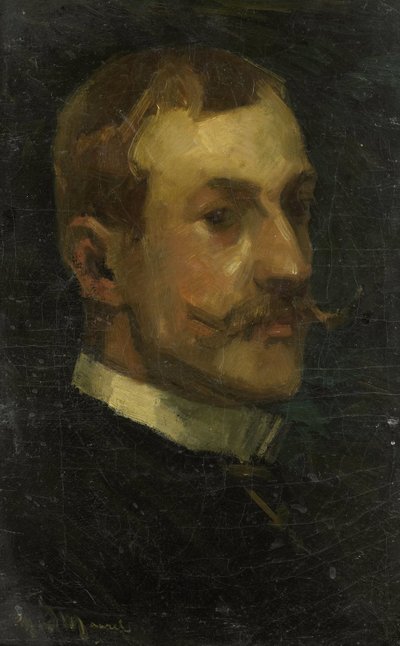 エイドリアン・ピット (1860-1944)。 アムステルダムのオランダ歴史芸術博物館の館長 作： Marinus van der Maarel