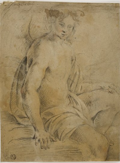 座る天使 作： Mario Balassi