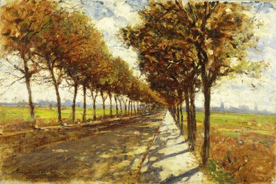 1912年、ブレーメンの並木道 作： Mario de Maria