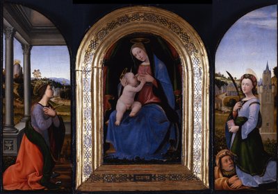 三連祭壇画 作： Mariotto Albertinelli