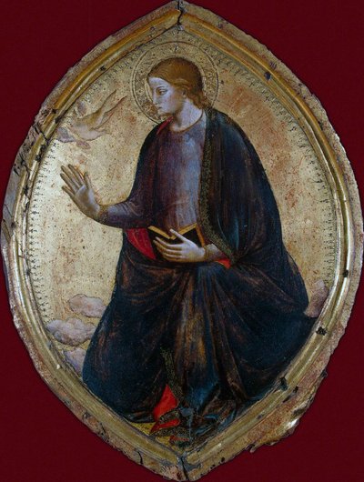 聖母受胎告知、1400 年から 1410 年の間。 作： Mariotto di Nardo