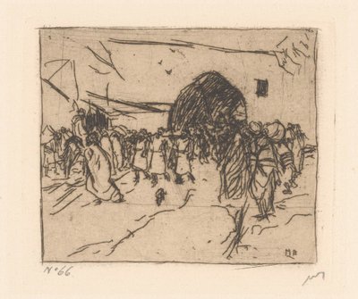 コンスタンティノープルのゲート 作： Marius Bauer (signed by artist)
