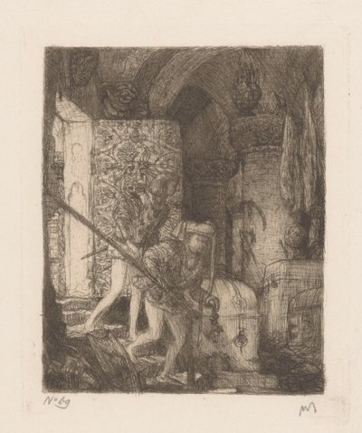 財務省 作： Marius Bauer (signed by artist)