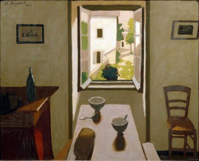 テーブルと2つのボウル 作： Marius Borgeaud