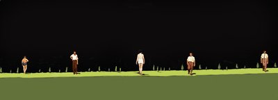 夜の生活シーン 12, 2016（デジタルメディア 作： Marjorie Weiss