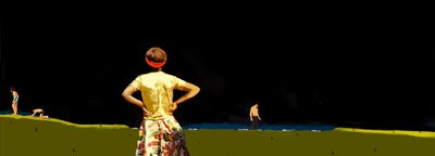 夜の生活シーン 15, 2016（デジタルメディア 作： Marjorie Weiss