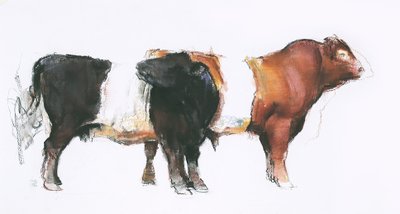 Belties、2006年（紙に炭とコンテ） 作： Mark Adlington