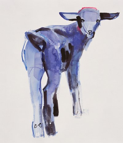 Blue Kid、Cazalla de la Sierra、1999（紙のミクストメディア） 作： Mark Adlington