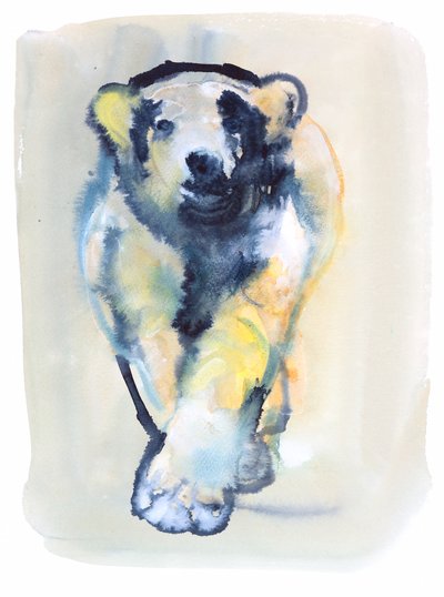 Fearless、2015年（紙に水彩とガッシュ） 作： Mark Adlington