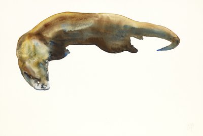 金、紙に水彩（2014） 作： Mark Adlington