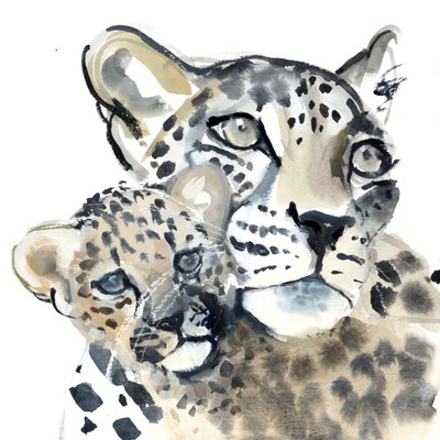 マターナルボンド、2015年、水彩紙 作： Mark Adlington