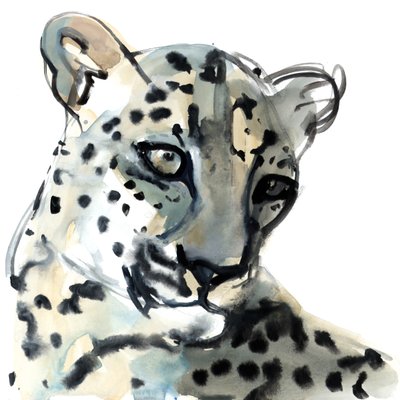 ペルシャ語、2015年（紙に水彩） 作： Mark Adlington