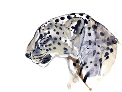 プロフィール（アラビアのヒョウ）、2008 作： Mark Adlington