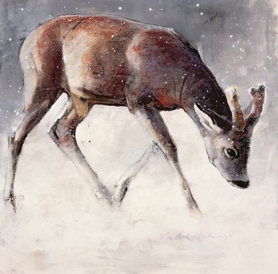 Roe Buck、2000年冬（紙のミクストメディア） 作： Mark Adlington