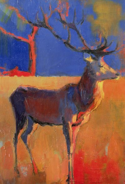 赤い木、1995 作： Mark Adlington