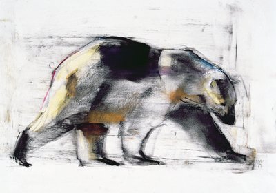Ursus Maritimus、1999（木炭と紙のコンテ） 作： Mark Adlington