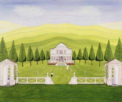 クロッケー場 作： Mark Baring