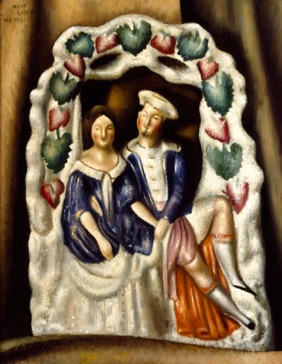 スタッフォードシャーグループ、1921年 作： Mark Gertler