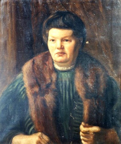 画家の母」1909年頃（油彩・キャンバス） 作： Mark Gertler