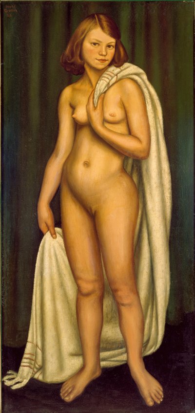 若い少女時代、No.2、1920-1929 作： Mark Gertler