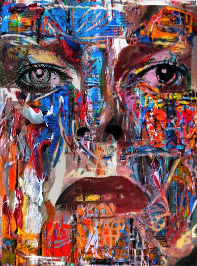 絵画のようなボウイ（絵画） 作： マーク・ゴードン