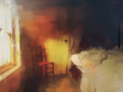 モーニングベッドルーム 作： マーク・ゴードン