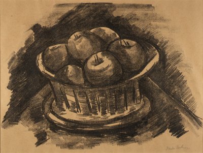 かごのリンゴ 作： Marsden Hartley