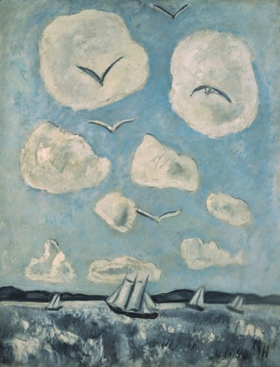 バガデュースの鳥たち 作： Marsden Hartley
