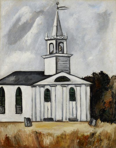 ヘッドタイド2の教会 作： Marsden Hartley