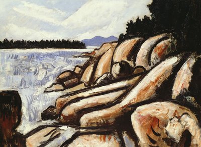 シティポイント、ビナルヘイブン、1937-38（アカデミーボード上の油） 作： Marsden Hartley