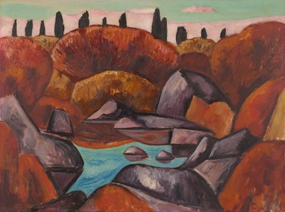 炎のプール 作： Marsden Hartley