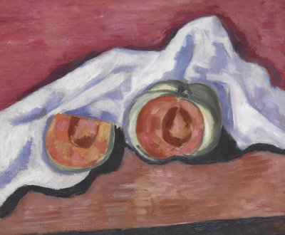 メロン、1927年頃（キャンバスに油彩） 作： Marsden Hartley