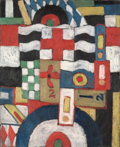 軍事、1914年〜1915年 作： Marsden Hartley