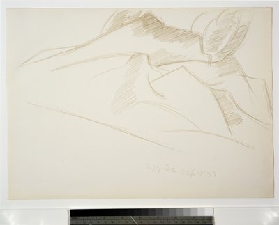 山の風景、1933年 作： Marsden Hartley