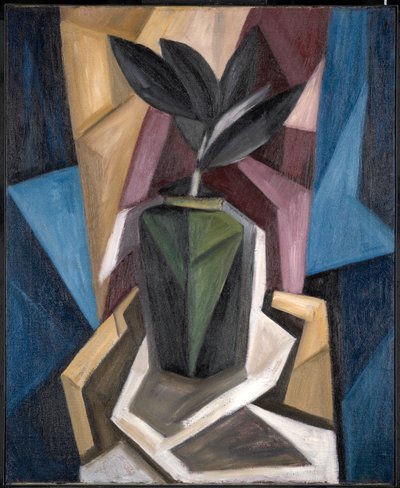 ゴム工場 作： Marsden Hartley