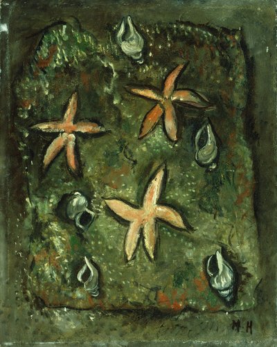 ヒトデと貝殻 作： Marsden Hartley