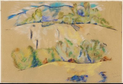 タオス山 作： Marsden Hartley
