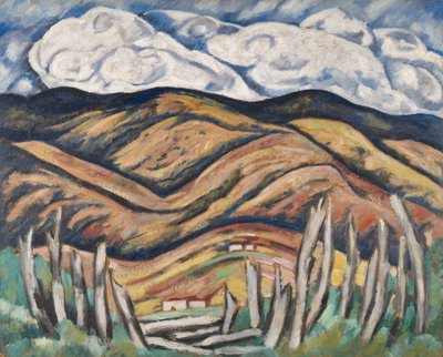 最後のニューイングランド-ニューメキシコの始まり 作： Marsden Hartley