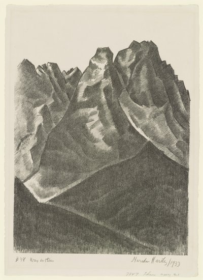 ワクセンシュタイン 作： Marsden Hartley