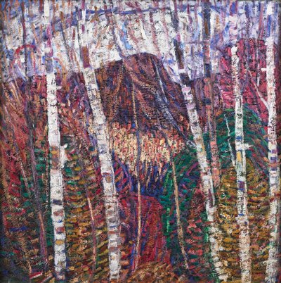 白樺 作： Marsden Hartley