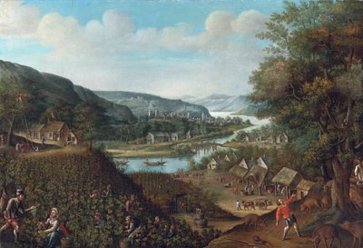 秋のパー・ヴァルケンボルチ、マルテン・ファン（1535-1612）。キャンバスに油彩、サイズ：88,3x129,5、個人蔵 作： Marten van Valckenborch