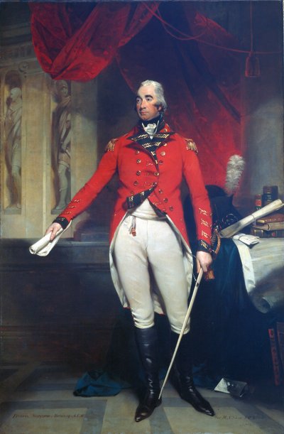 フランシス・ロードン・ヘイスティングス（1754-1862）モイラ第2伯爵、1804年頃 作： Martin Archer Shee