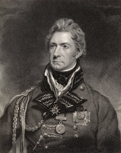 「ナショナルポートレートギャラリー、ボリュームII」からヘンリーホプナーマイヤー（c.1782-1847）によって彫刻されたサートーマスムンロ（1代目の男爵）、c.1835を出版 作： Martin Archer Shee